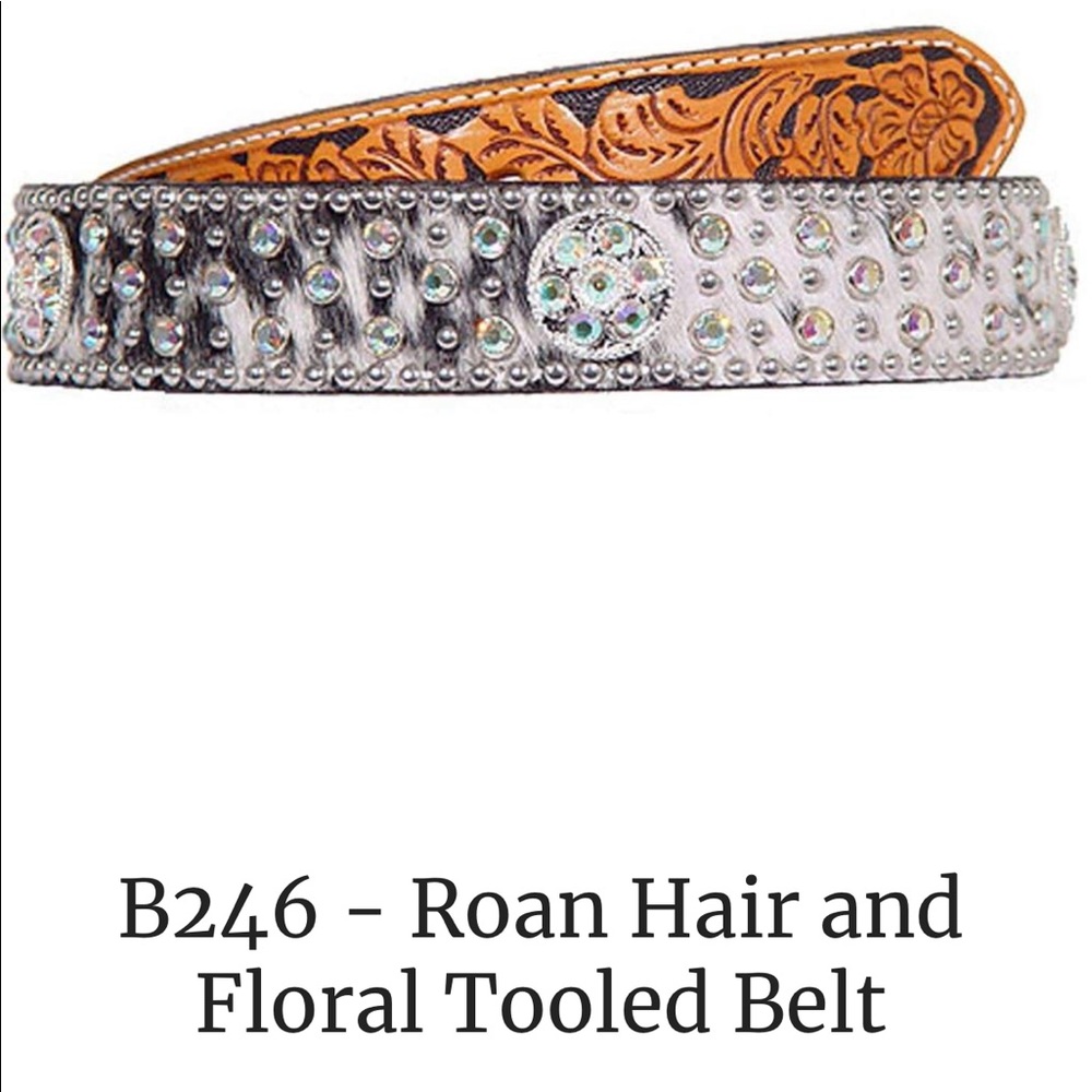 Swarovski crystal western belt